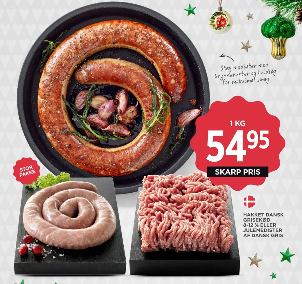 Hakket grisekød 8-12%