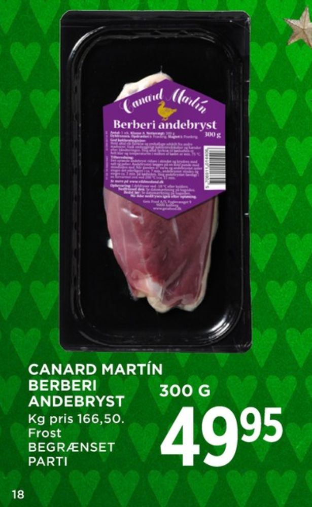 Canard Martin, Andebryst