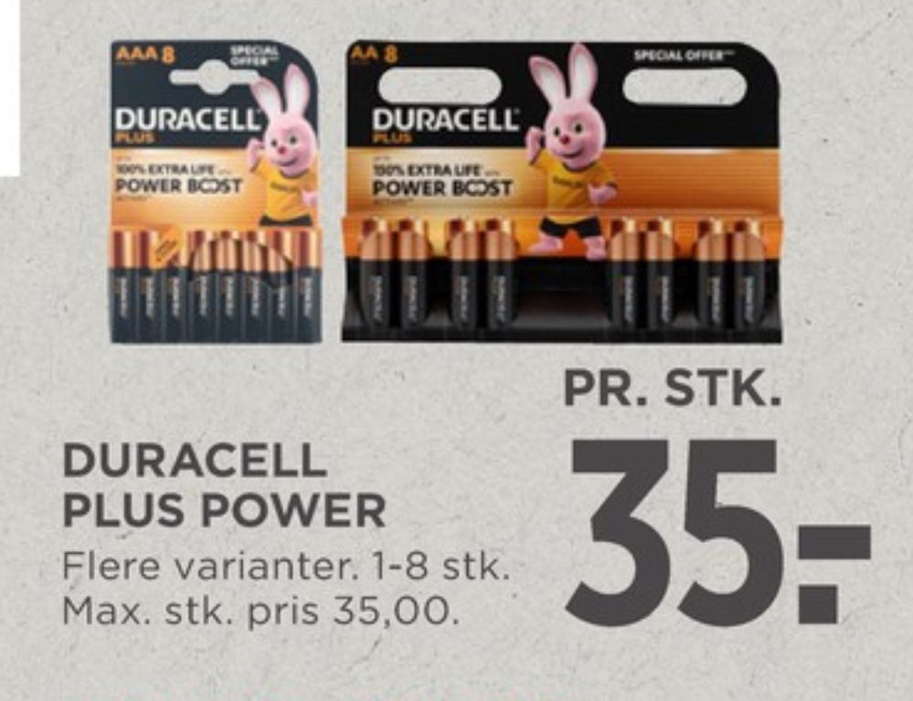 Duracell, Batterier