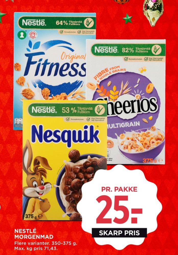Nestlé Nesquik, Morgenmadsprodukt