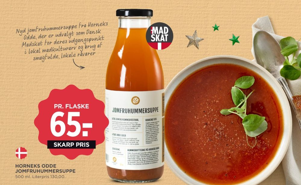 Horneks Odde, Jomfruhummersuppe