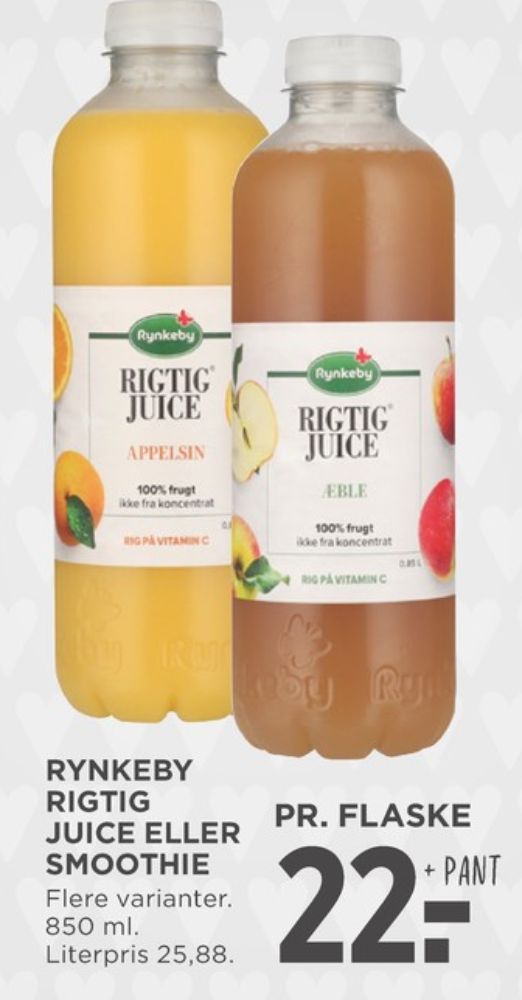 Rynkeby Rigtig, Appelsinjuice