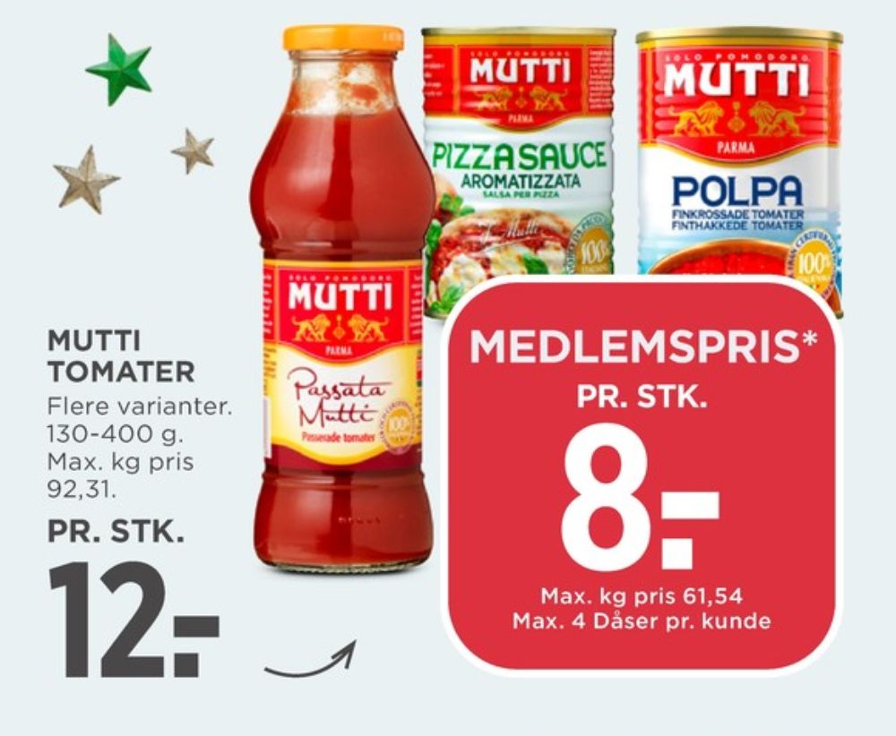 Mutti, Pizzasauce Aromatica