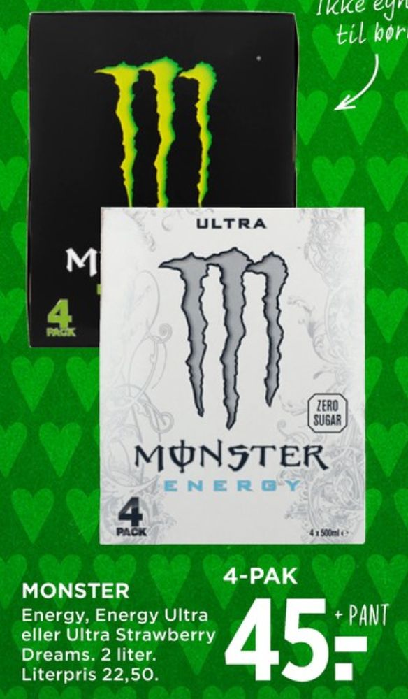 Monster Energy, Energidrik 4 pk.