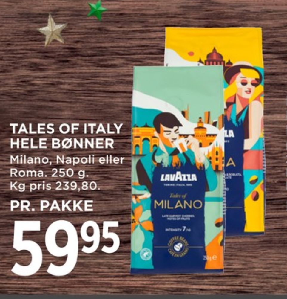 LavAzza Tales of Roma, Kaffebønner