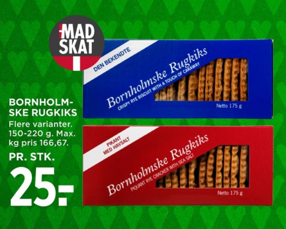Bornholmske Kiks, Pikant med Havsalt Rugkiks