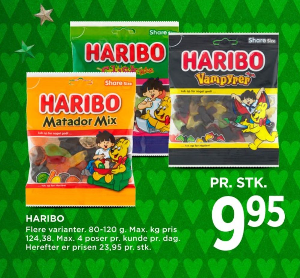Haribo Stjernemix, Slikposer