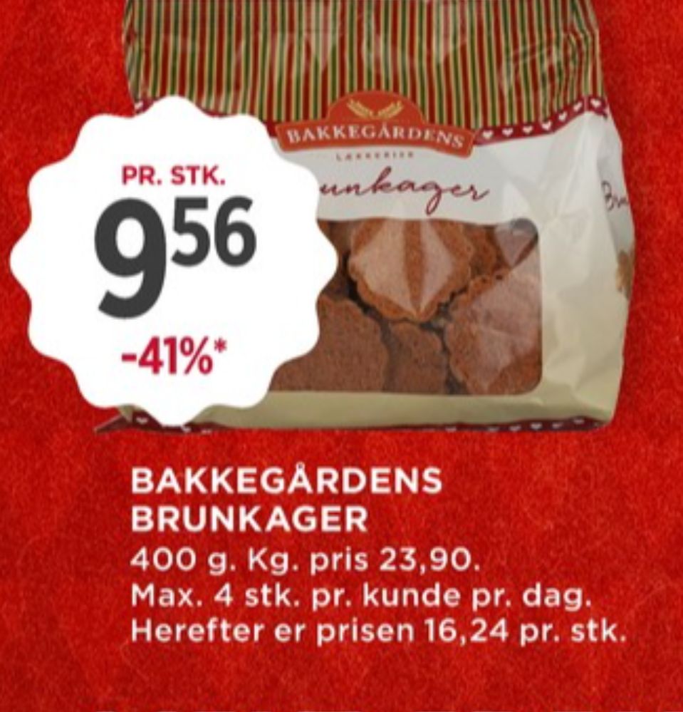 Bakkegårdens, Brunkager