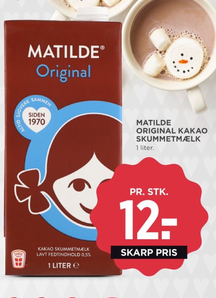 Matilde, Kakaomælk