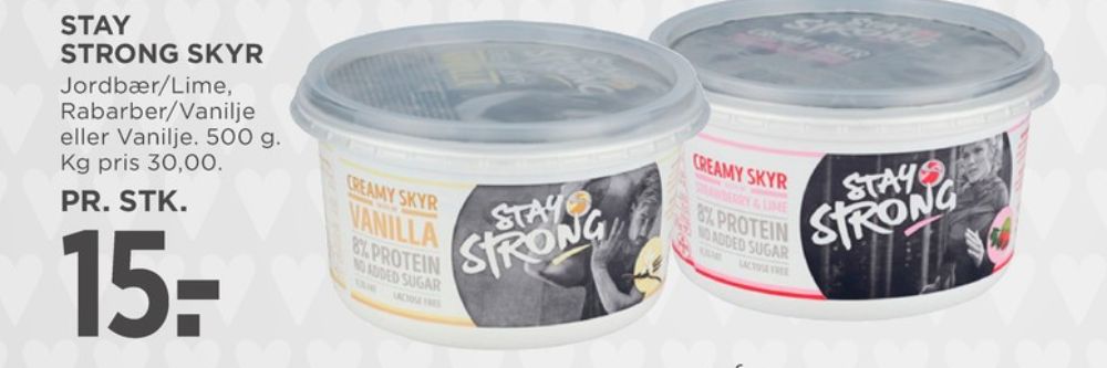 Stay Strong, Strawberry & Lime Skyr 