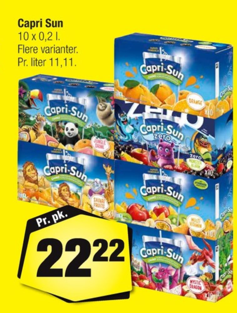Capri-Sun, Frugtdrik Monster Alarm Zero