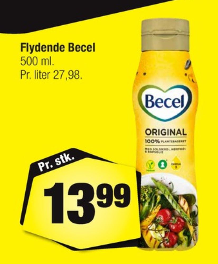 Becel, Margarine - flydende original