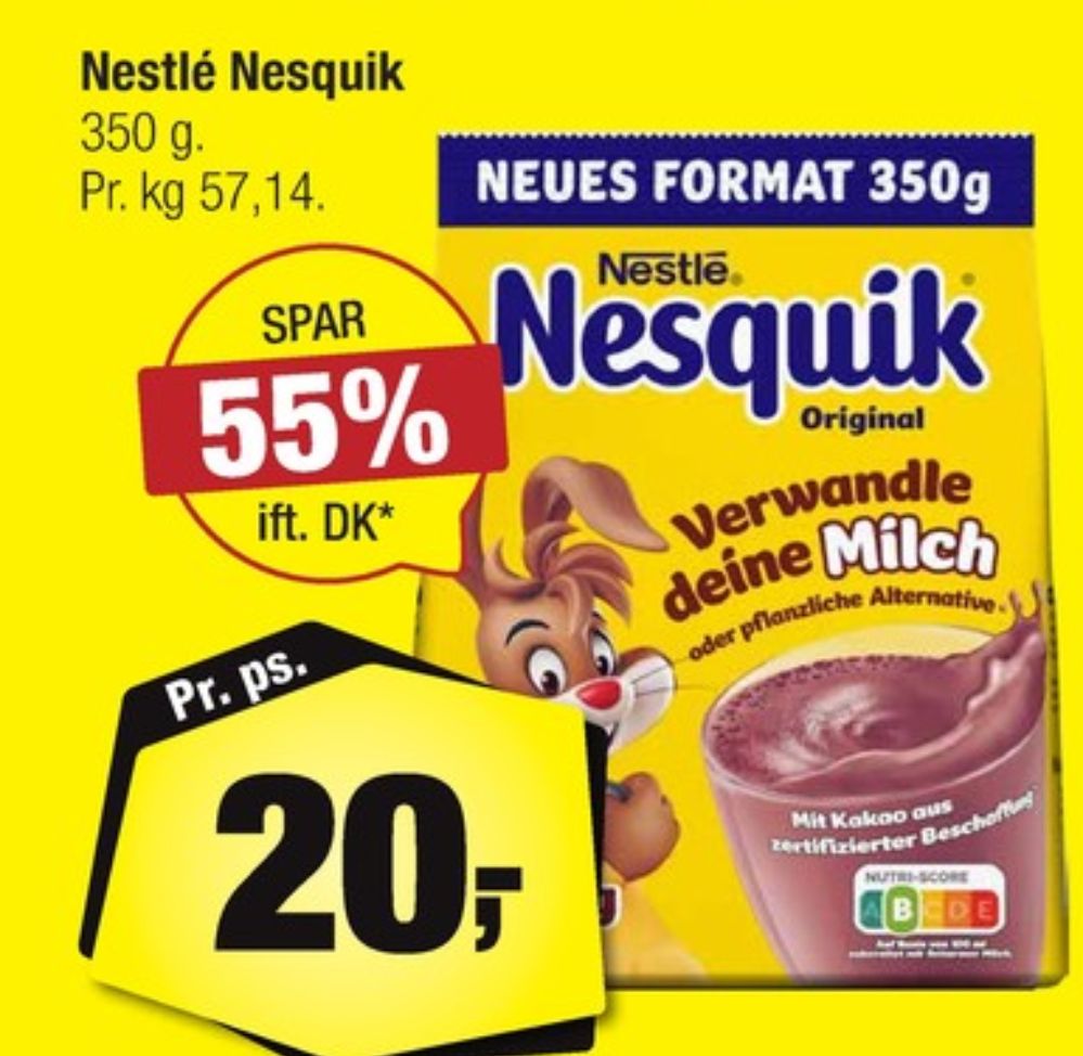 Nestlé Nesquik, Kakaodrikspulver