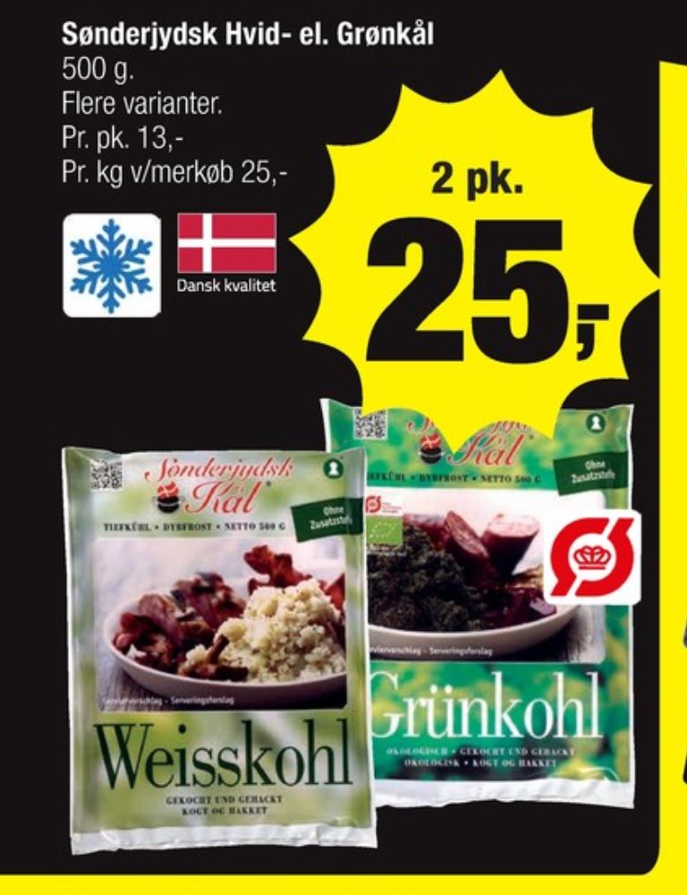 Sønderjydsk kål, Hvidkål