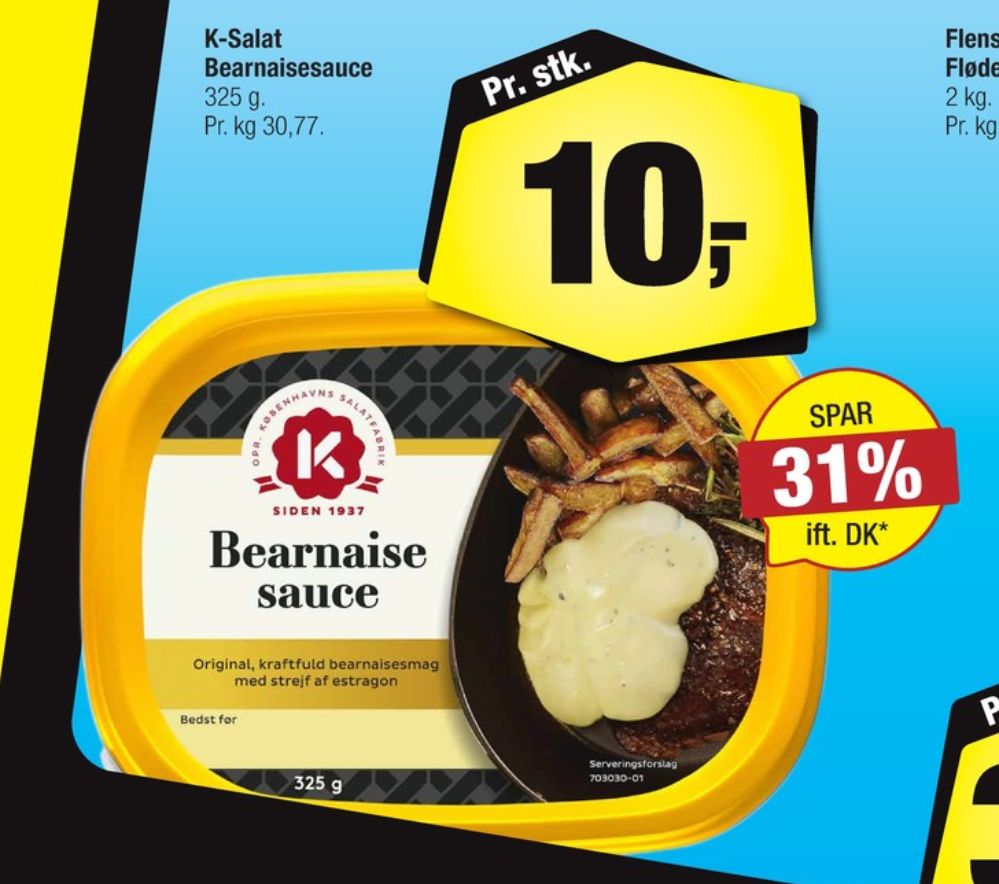K-salat, Bearnaisesauce