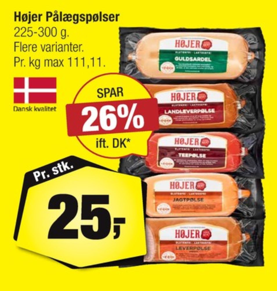 Højer Pølser, Sardelleverpølse