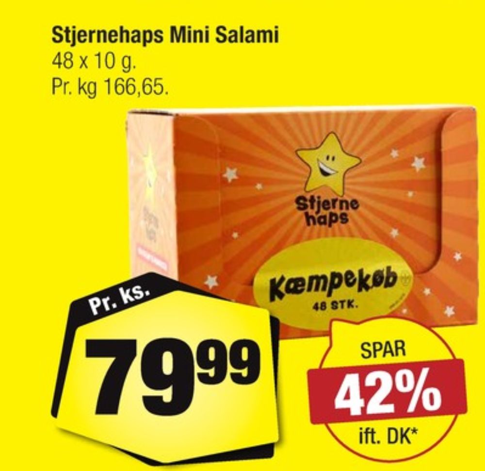 3-stjernet Stjernehaps, Salami