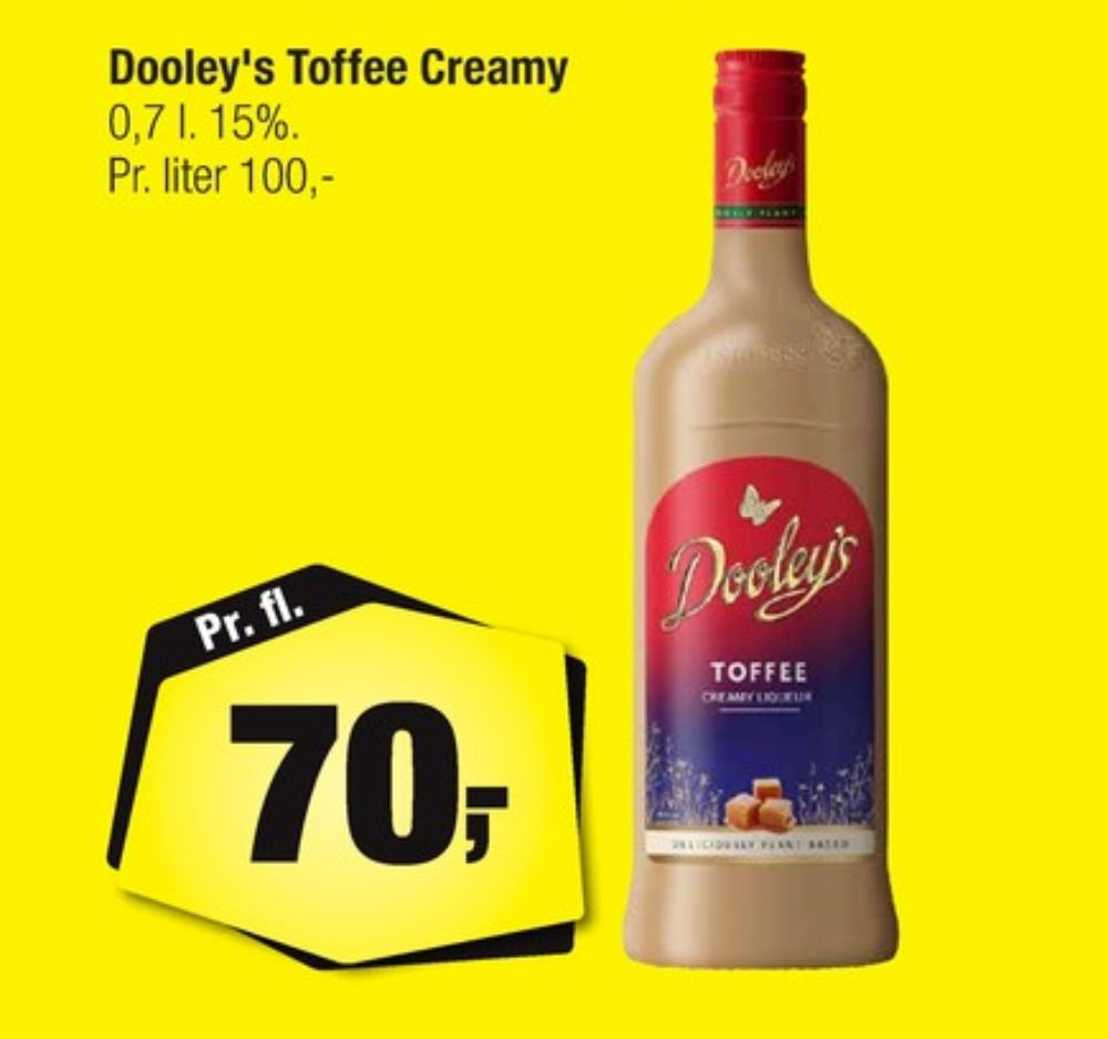 Dooleys Toffiee, Likør