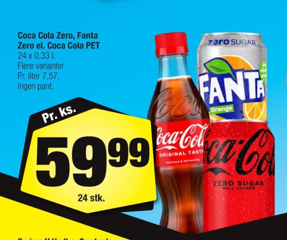 Coca Cola Zero, Cola 24 pk.