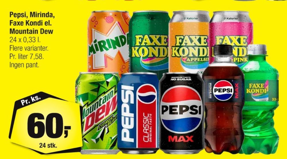 Pepsi Max, Cola 24 pk.