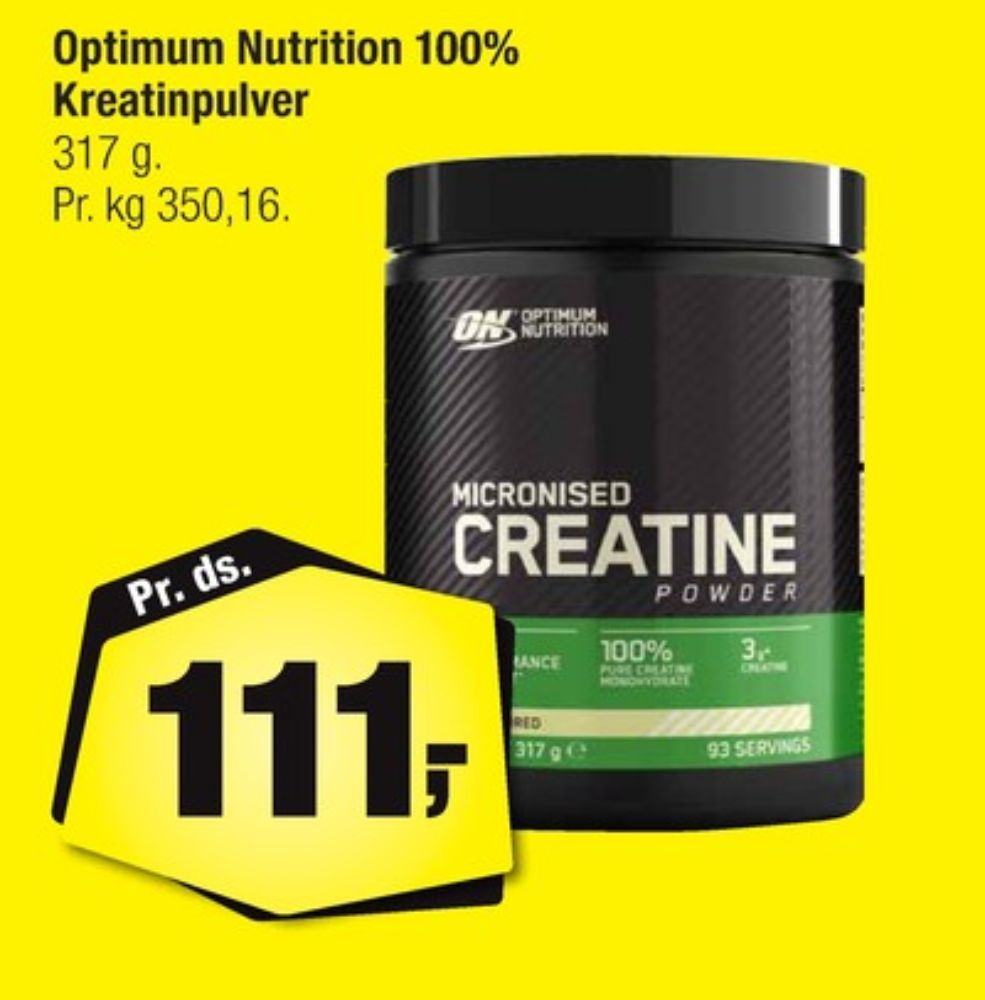 Optimum Nutrition, Træningstilskud