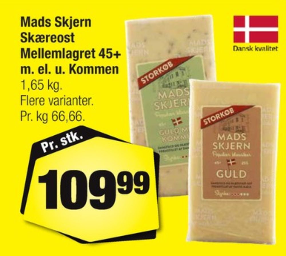 Mads Skjern, Skæreost 45+ Guld Kommen