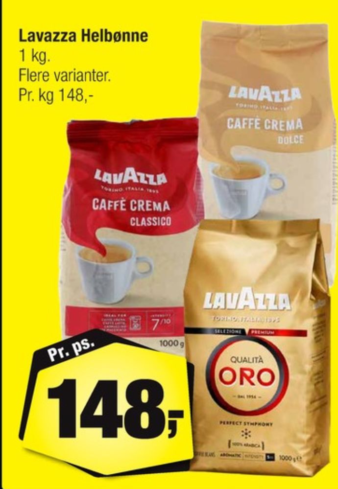 LavAzza Caffe Crema Dolce, Kaffebønner
