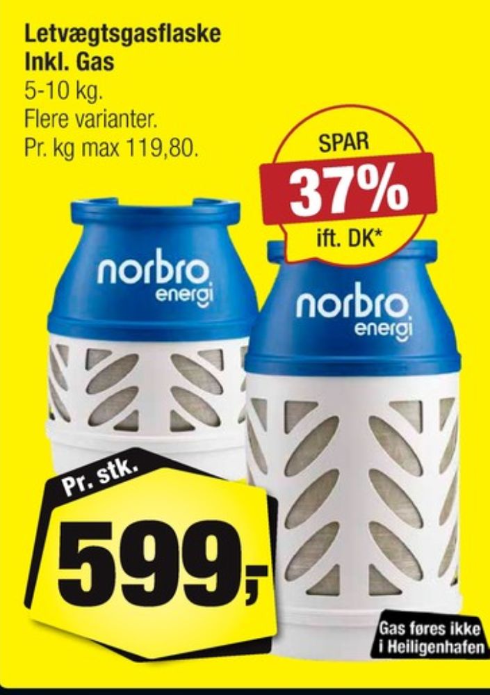 Norbro, Gasflaske