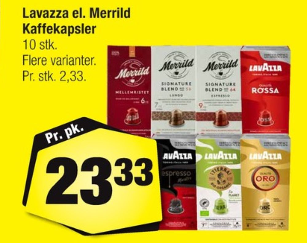 Merrild Mellemristet, Kaffekapsler