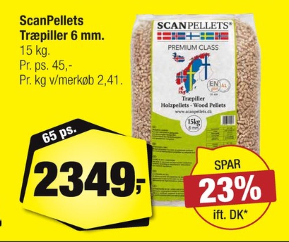 ScanPellets, Træpiller