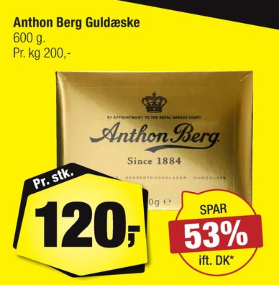 Anthon Berg Guldæske, Dessertchokolade