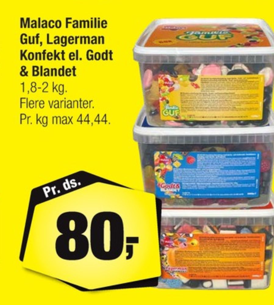 Malaco Lagerman Konfekt, Lakridskonfekt