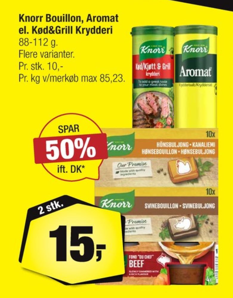 Knorr, Hønsebouillon