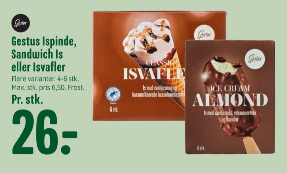 Gestus, Classic Isvafler