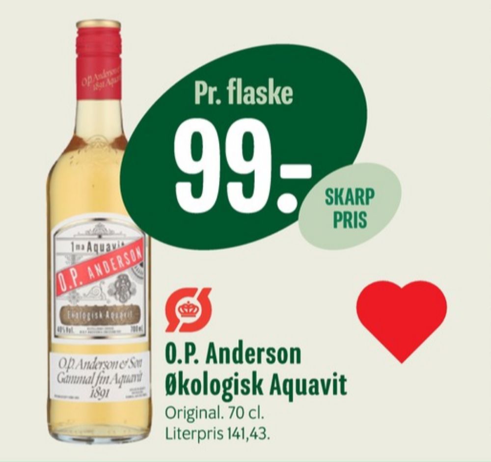 OP Anderson Original, Akvavit