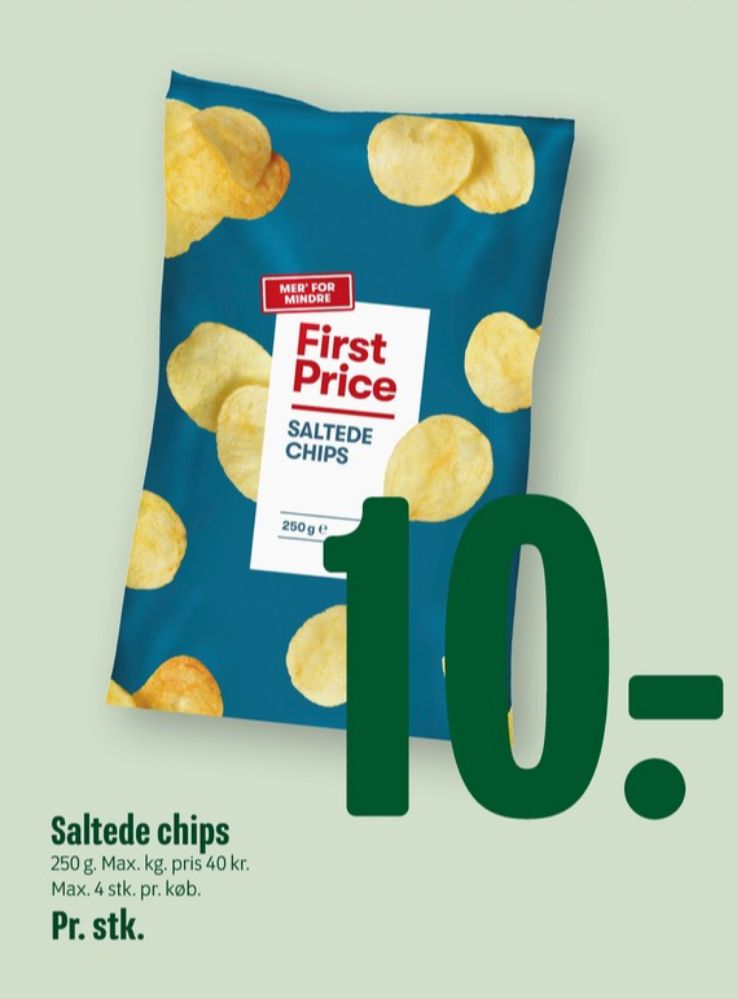 First Price, Saltede Chips