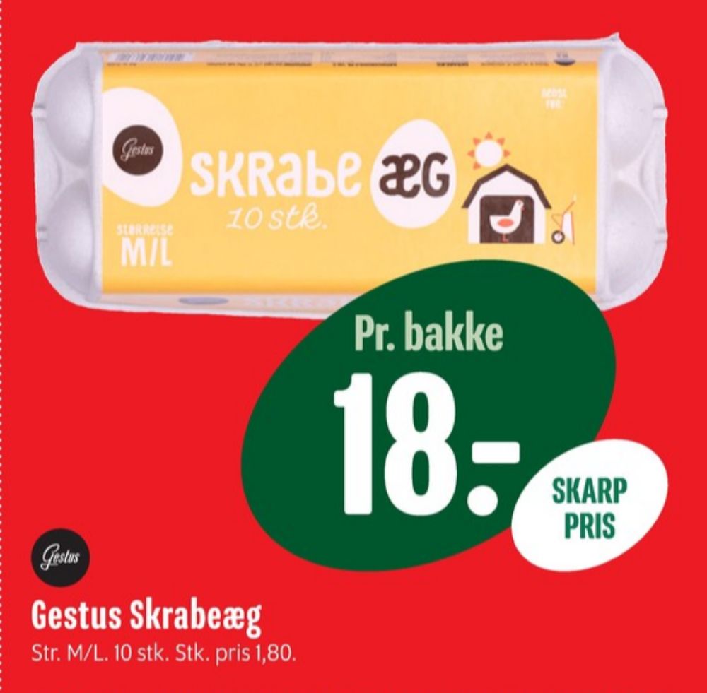 Gestus, Skrabeæg M/L