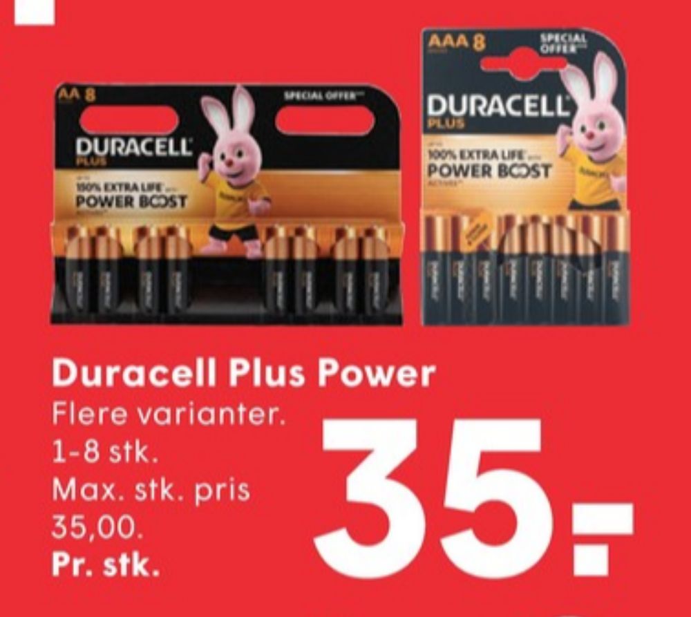 Duracell, Batterier