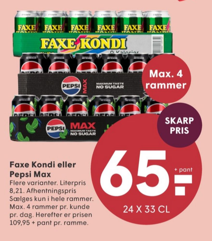 Pepsi Max Lime, Cola 24 pk.