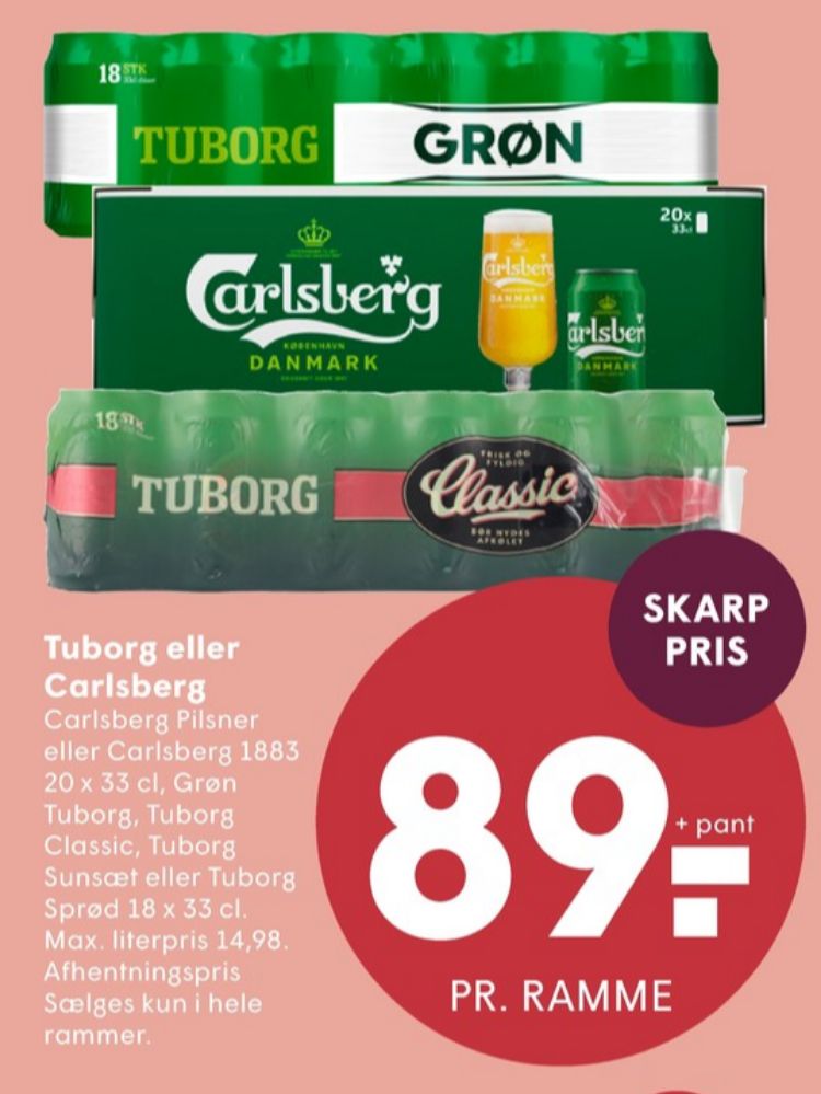 Carlsberg 1883, Øl 20 pk.