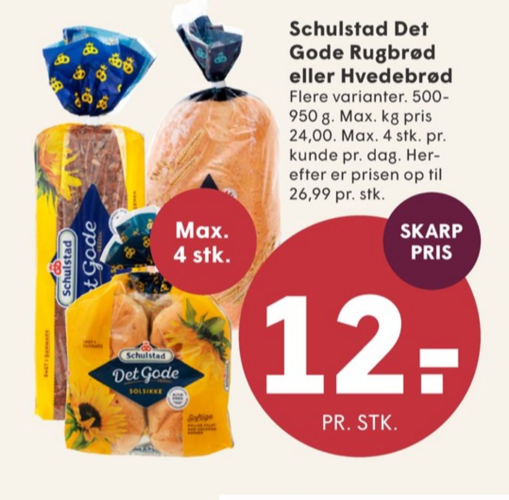 Schulstad Det Gode, Solsikkerugbrød