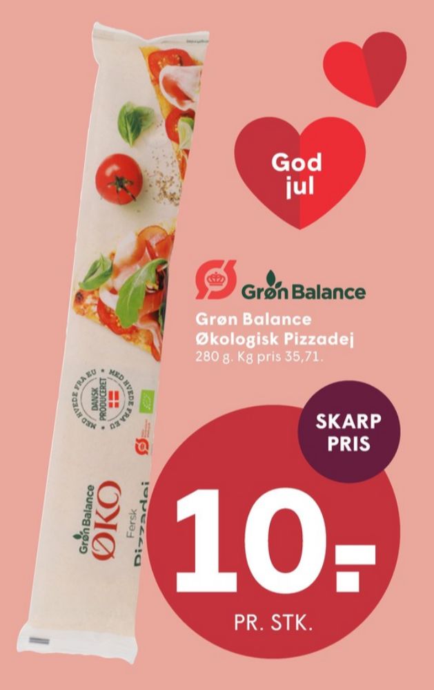 Grøn Balance, Pizzadej