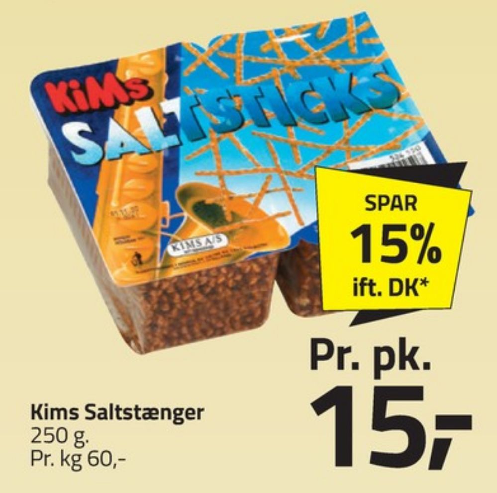 Kims, Saltstænger