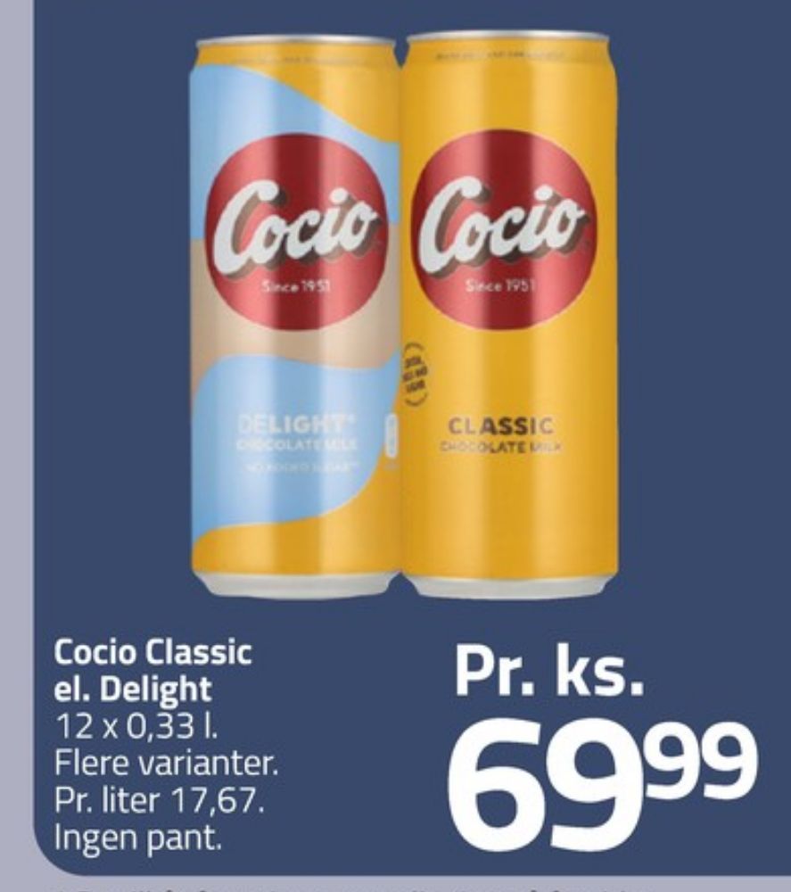 Cocio, Chokolademælk Delight