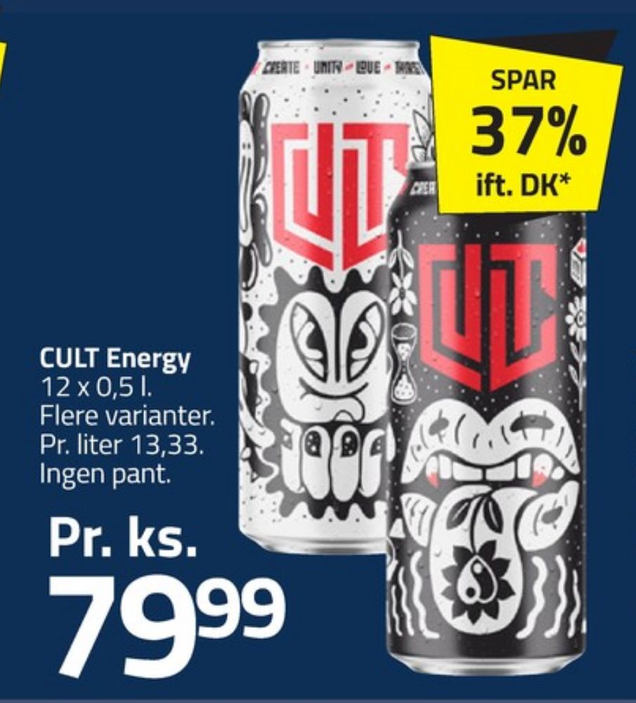 Cult Energy, Energidrik 12 pk.