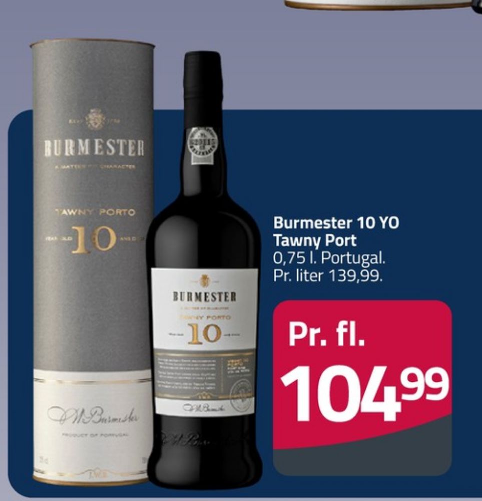 Burmester  10 YO Tawny, Portvin