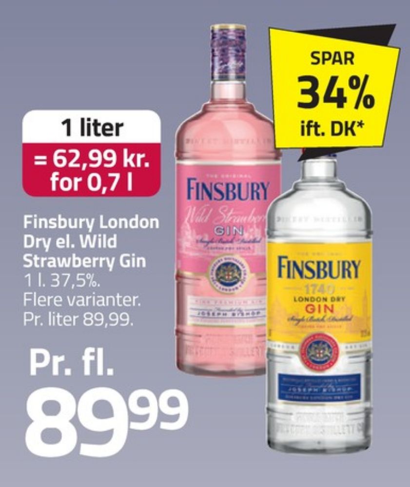 Finsbury London Dry, Gin