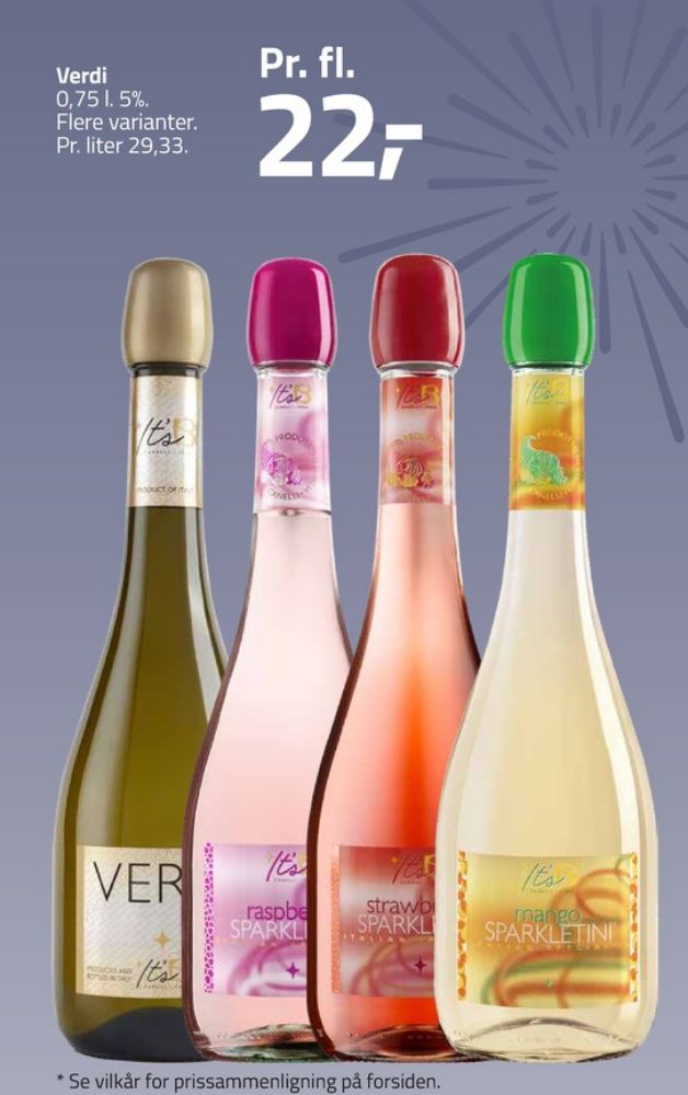 Verdi, Italiensk Mousserende Vin