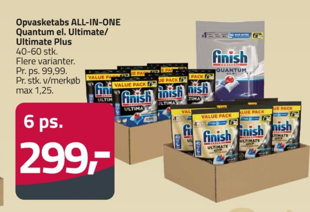 Finish, Maskinopvask-tabs