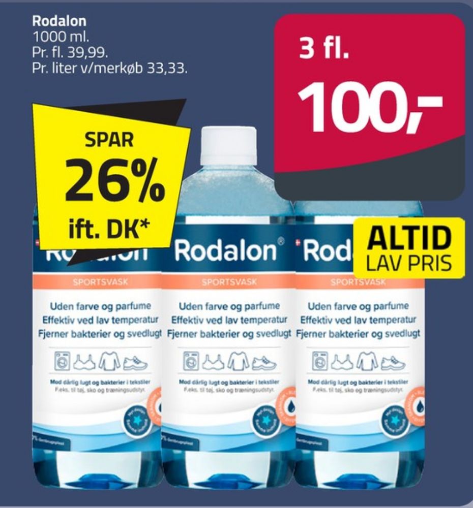 Rodalon, Vaskemiddel-flydende